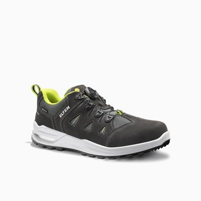 ELTEN HERREN Berufshalbschuh RILEY XXF BOA® GTX grey-lime Low ESD O2 WR CI ELTEN HERREN Berufshalbschuh RILEY XXF BOA® GTX grey-lime Low ESD O2 WR CI